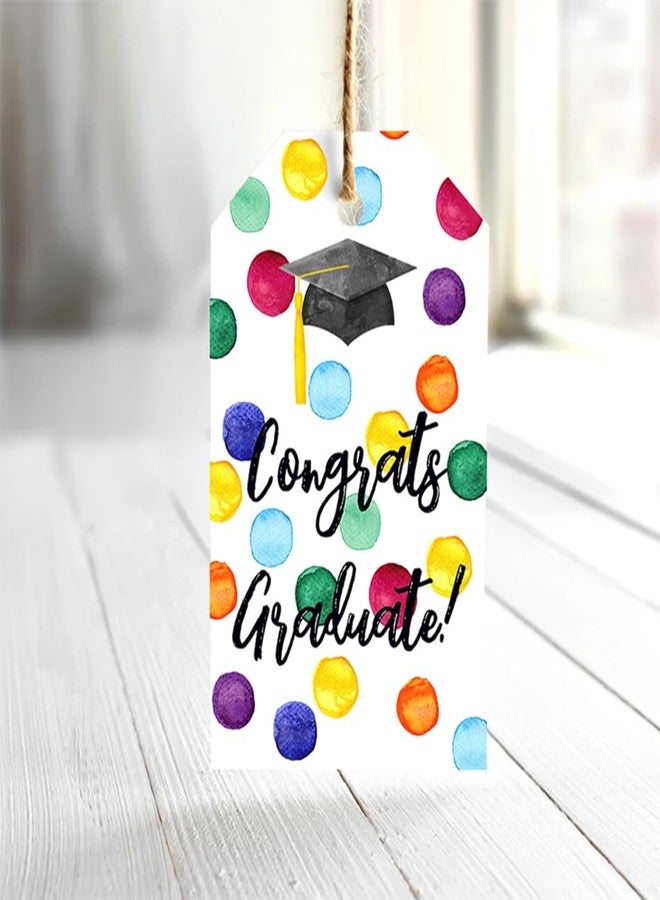 SEBMNOO Congrats Graduate Gift Tags for Graduation Gifts for Her Him, Graduation Party Favors Bags Gift Tag, Graudation Decorations Calss of 2026 Tags, Gift Wrapping Paper Labels for College High School - Image 2